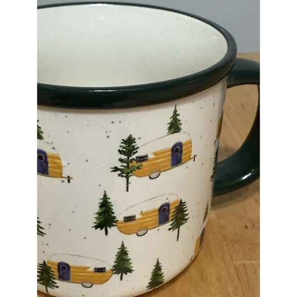 CAMPER TREES CASUAL JO ANN MUG NEW - Picture 2 of 3